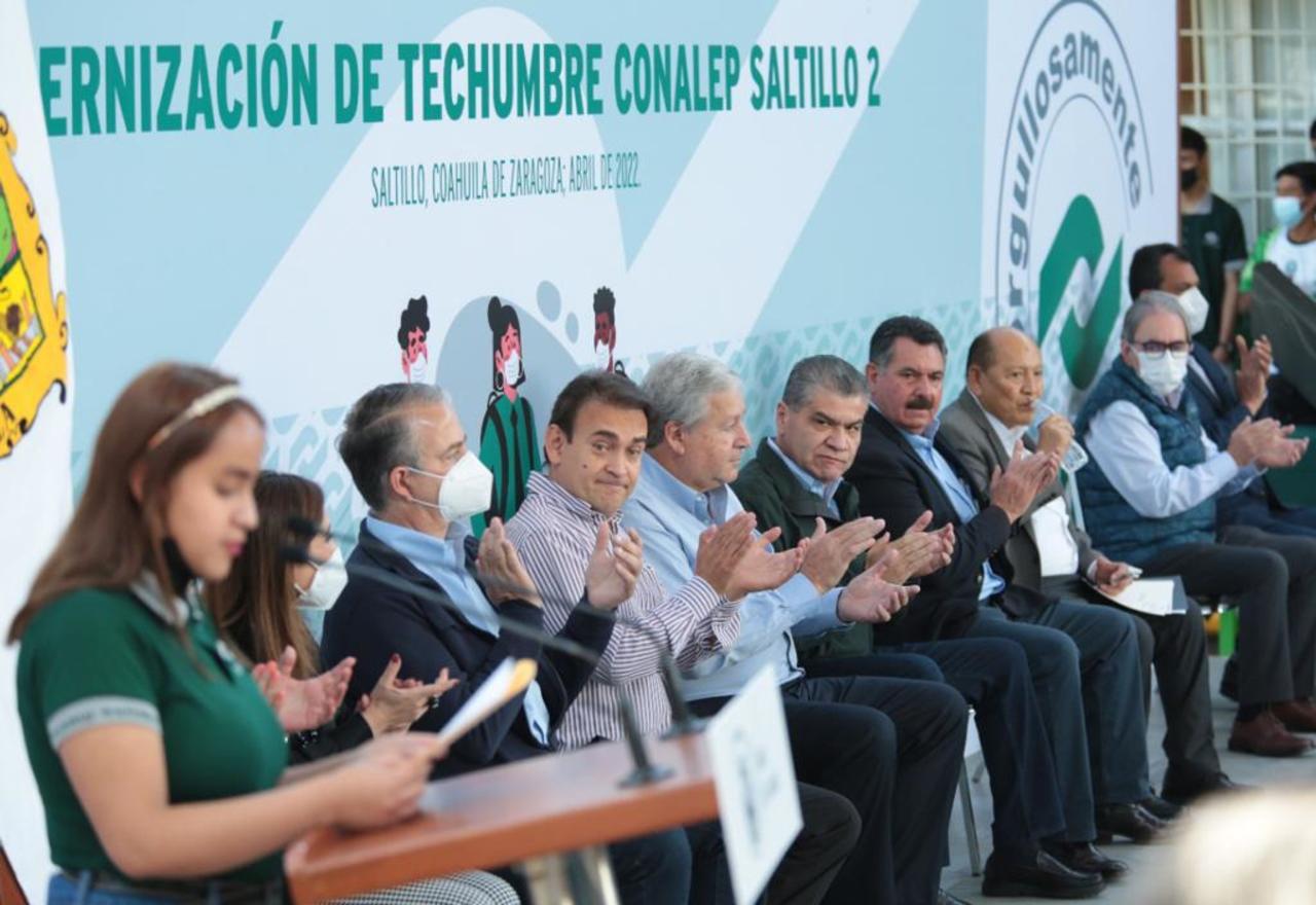 Riquelme Solís supervisa mejoras en Conalep II Hidalgo