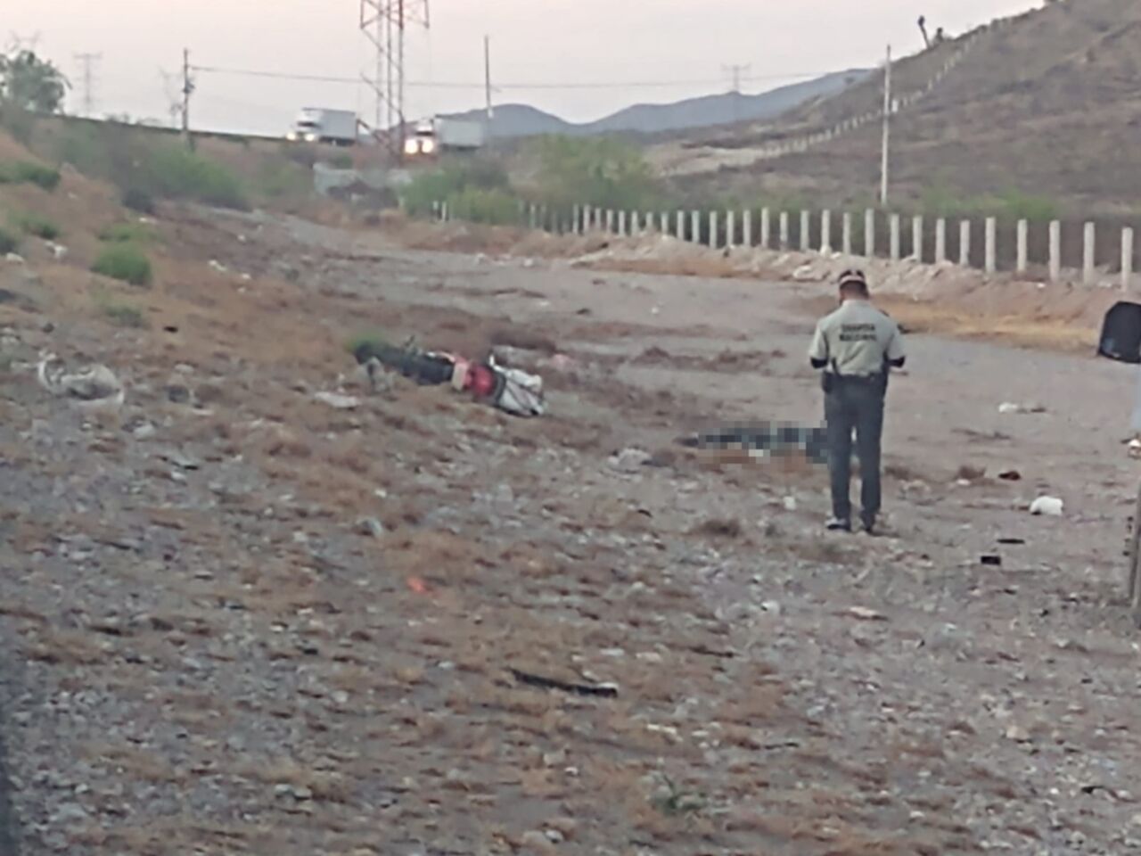 Muere motociclista en el Libramiento Oscar Flores Tapia de Ramos Arizpe