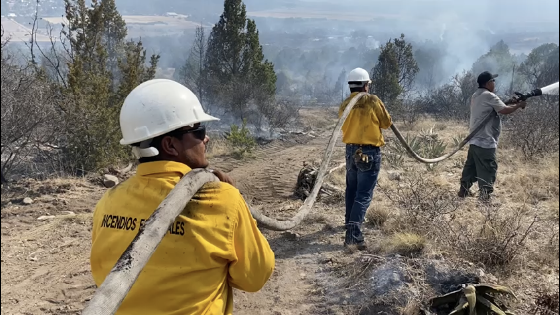 Ya suman más de 150 hectáreas afectadas por incendio en Arteaga