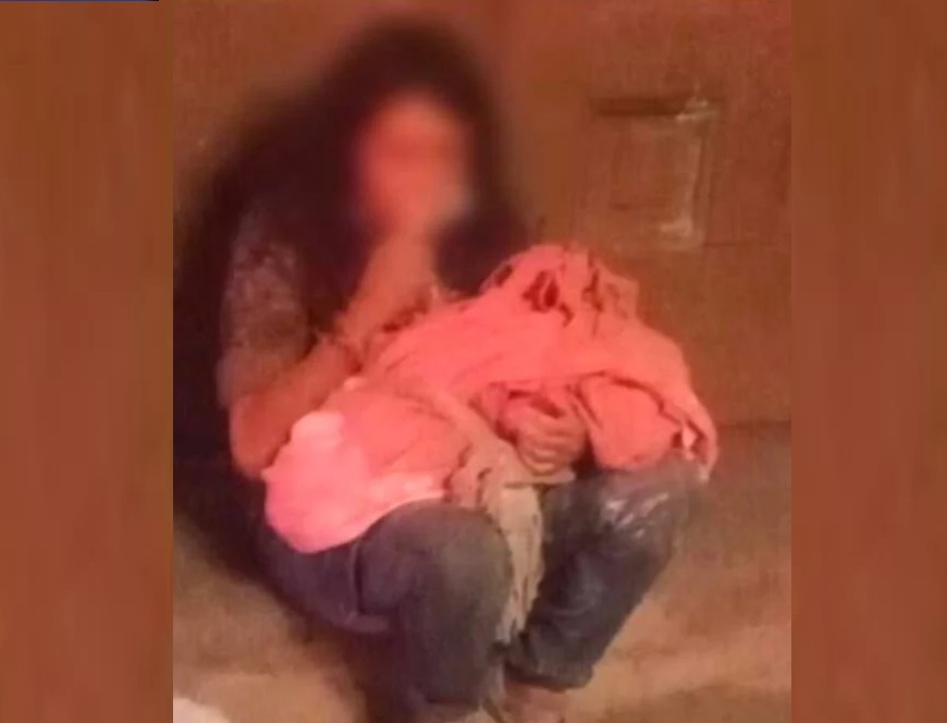 Detienen a mujer que cargaba cuerpo sin vida de un bebé en San Luis
