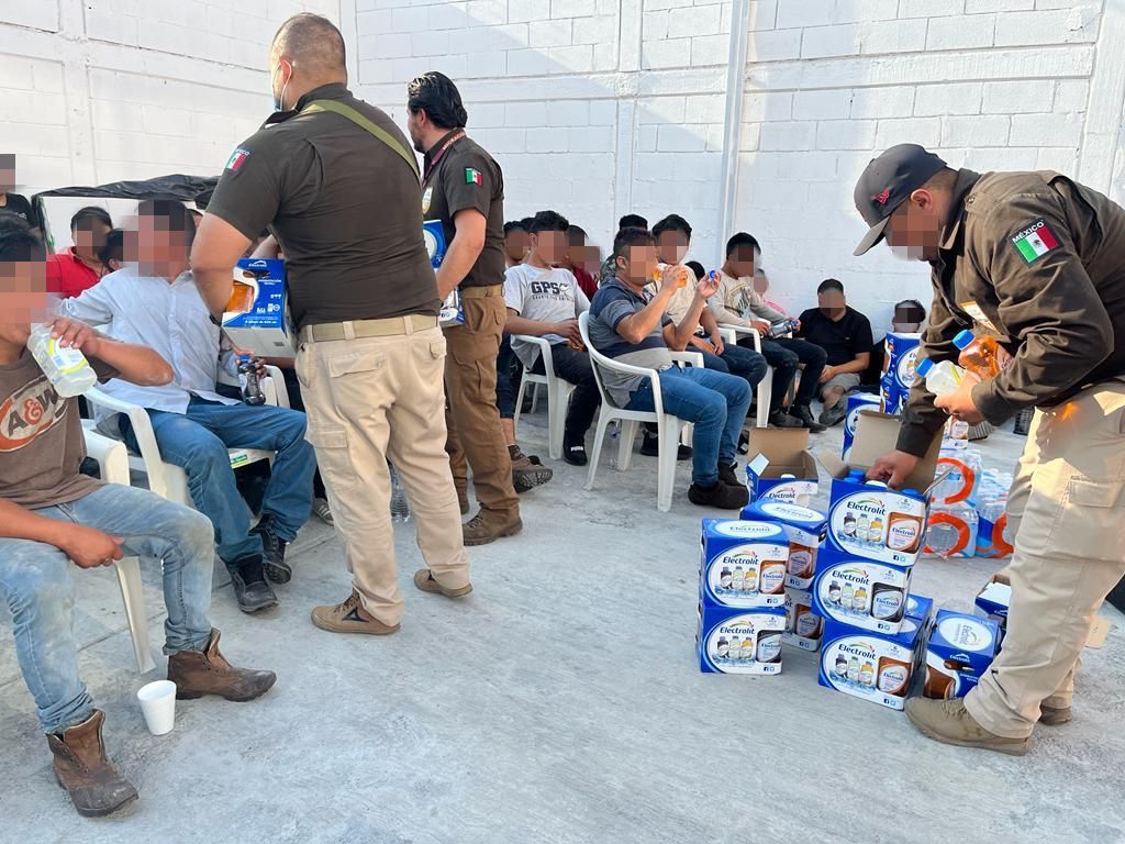 En un día aseguran a más de 100 migrantes en Coahuila