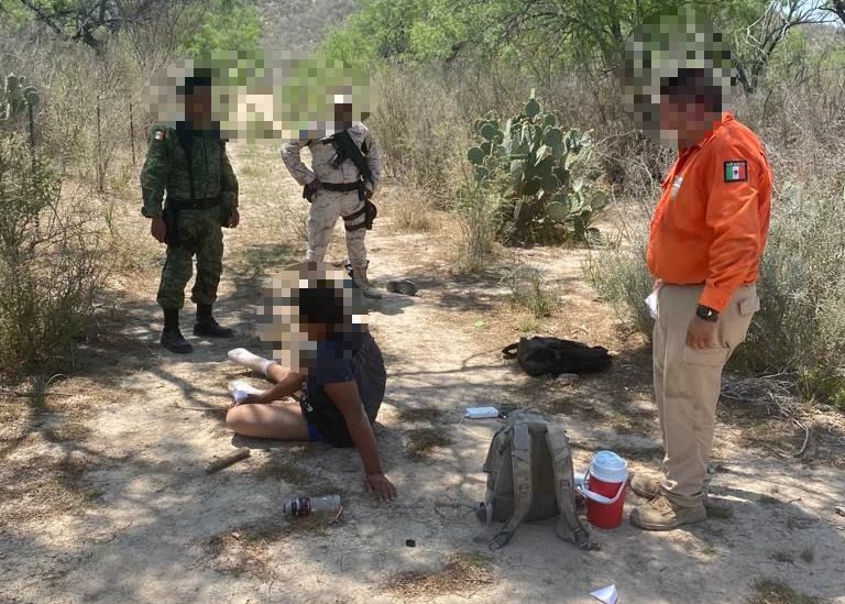 Rescatan a joven migrante mexicano tras caminar cuatro días sin rumbo en Piedras Negras