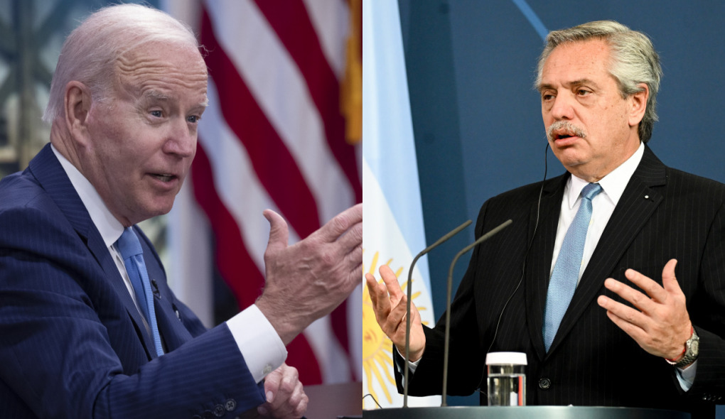 Joe Biden invita a presidente de Argentina a viajar a Washington en julio