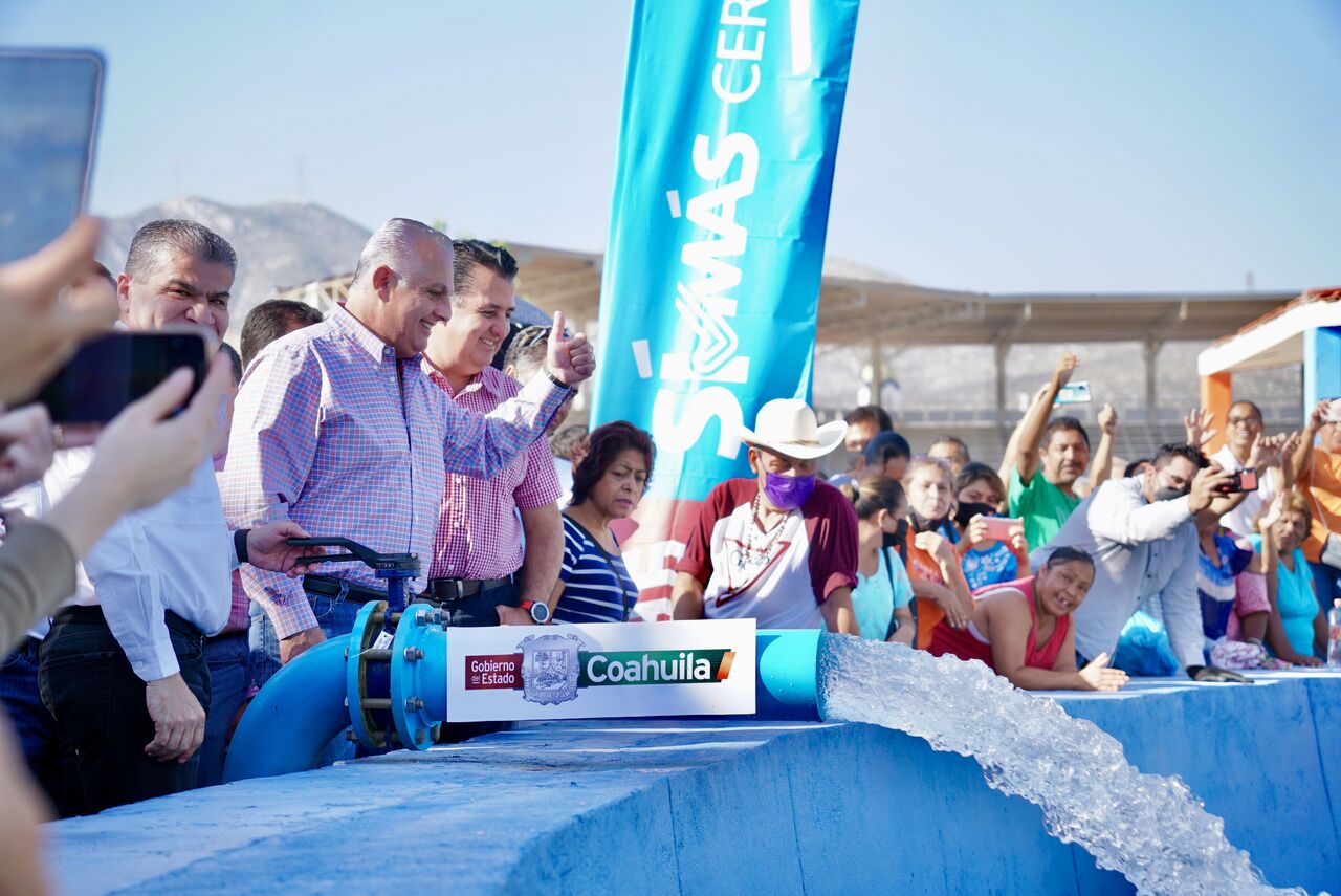 Autoridades de Torreón inauguran pozo de agua en La Compresora