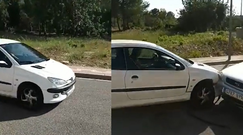 VIDEO: Mujer presume que obtuvo su licencia para conducir y choca
