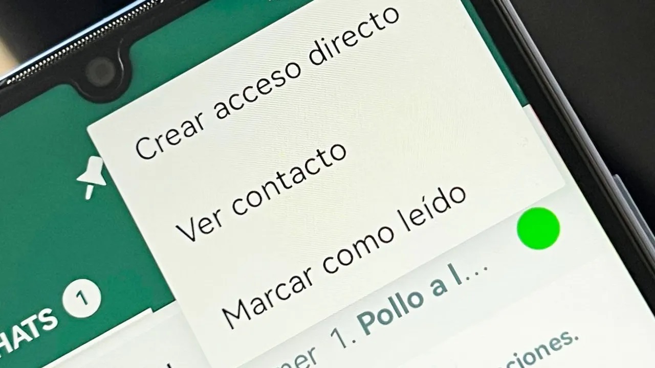 ¿Qué significa el punto verde que aparece en los chats de WhatsApp?