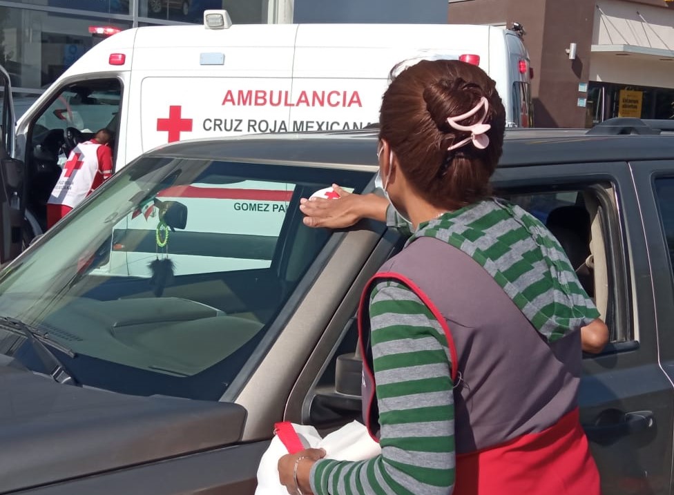 Arranca colecta popular de la Cruz Roja en cuatro cruceros de Gómez Palacio