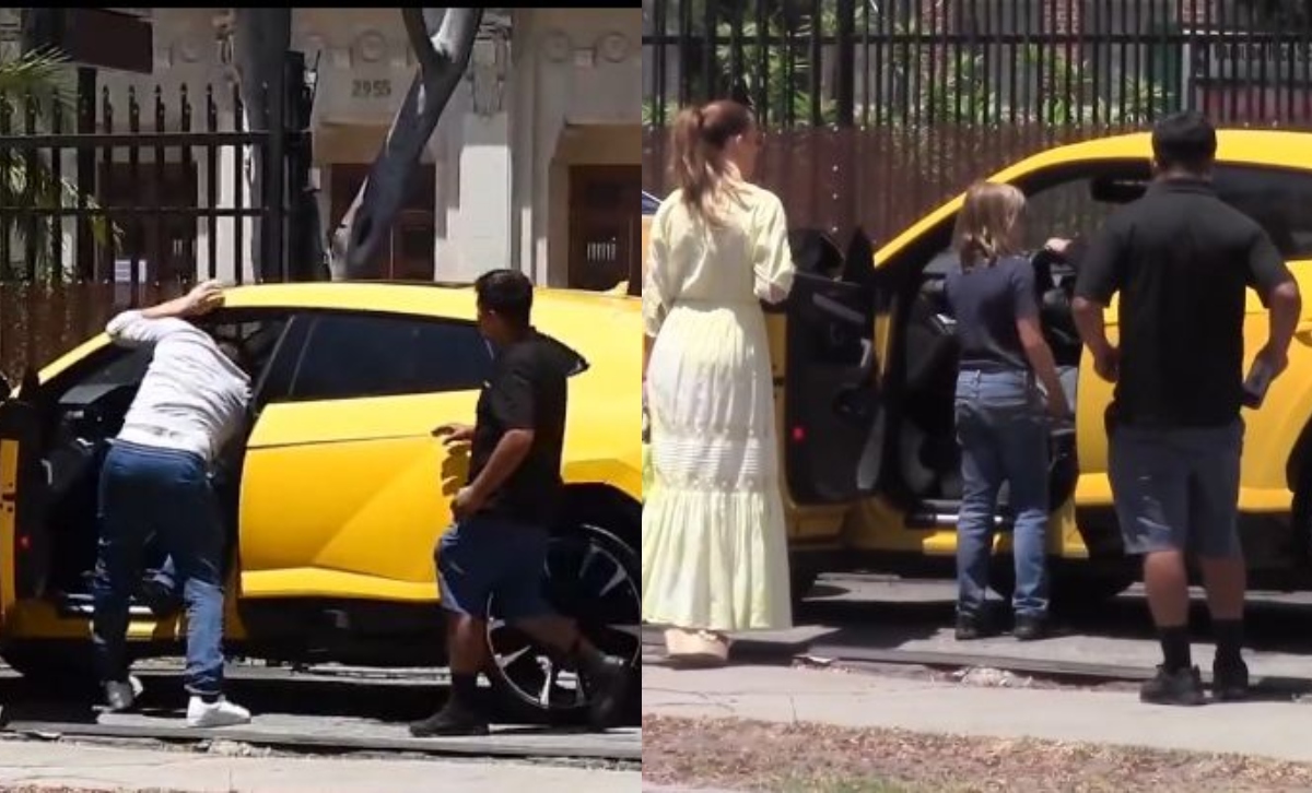 El hijo de Ben Affleck, de 10 años, choca un Lamborghini