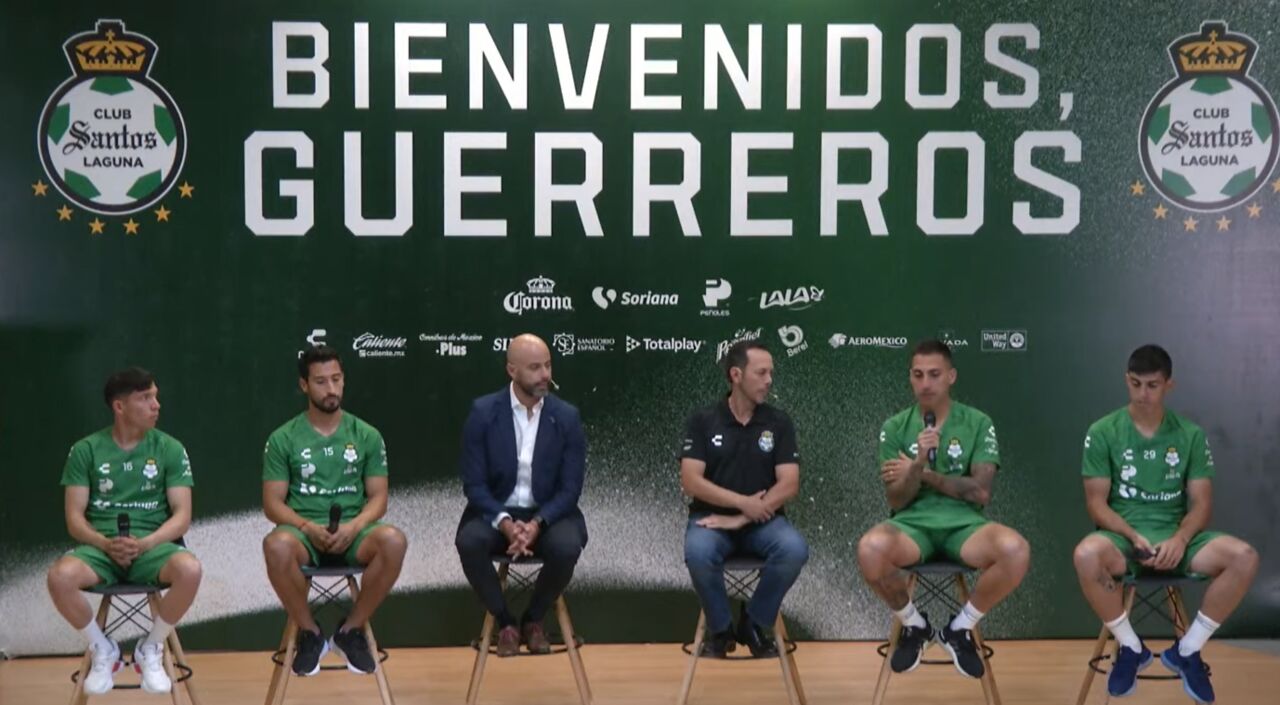Presentan a los refuerzos de Club Santos Laguna para el Apertura 2022