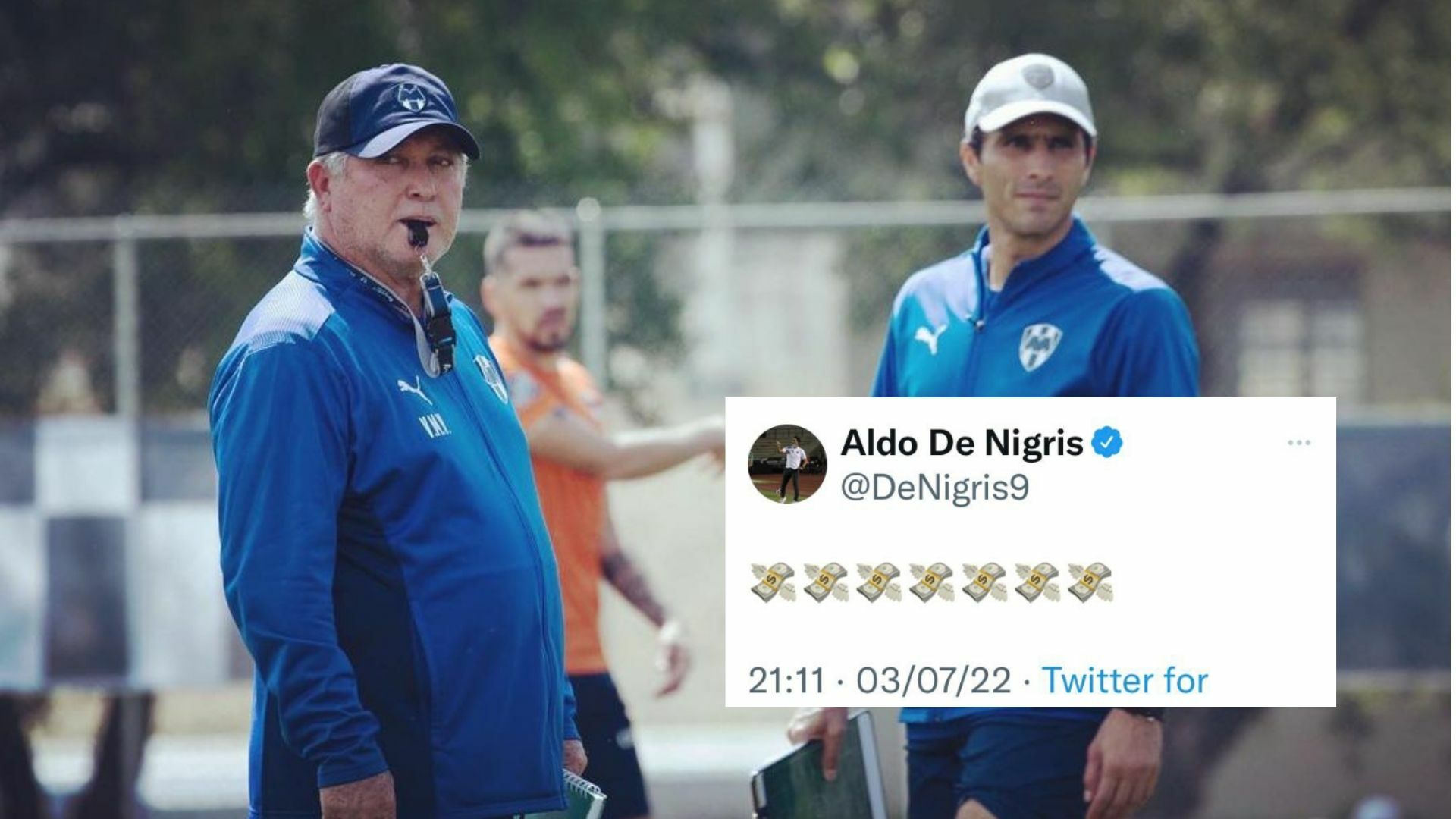 Aldo de Nigris hace polémica publicación tras victoria de Santos sobre Rayados