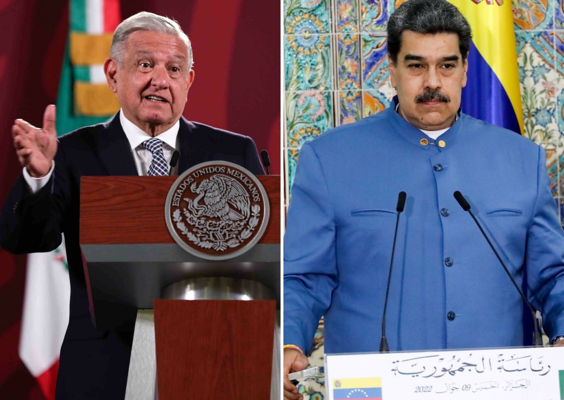 AMLO agradece elogios de Nicolás Maduro por postura ante Joe Biden 