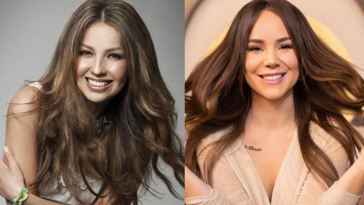 Son gemelas: Thalía impacta con 'nuevo look' y la comparan con Camila Sodi