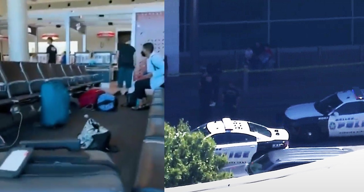 Mujer desata tiroteo en aeropuerto de Dallas