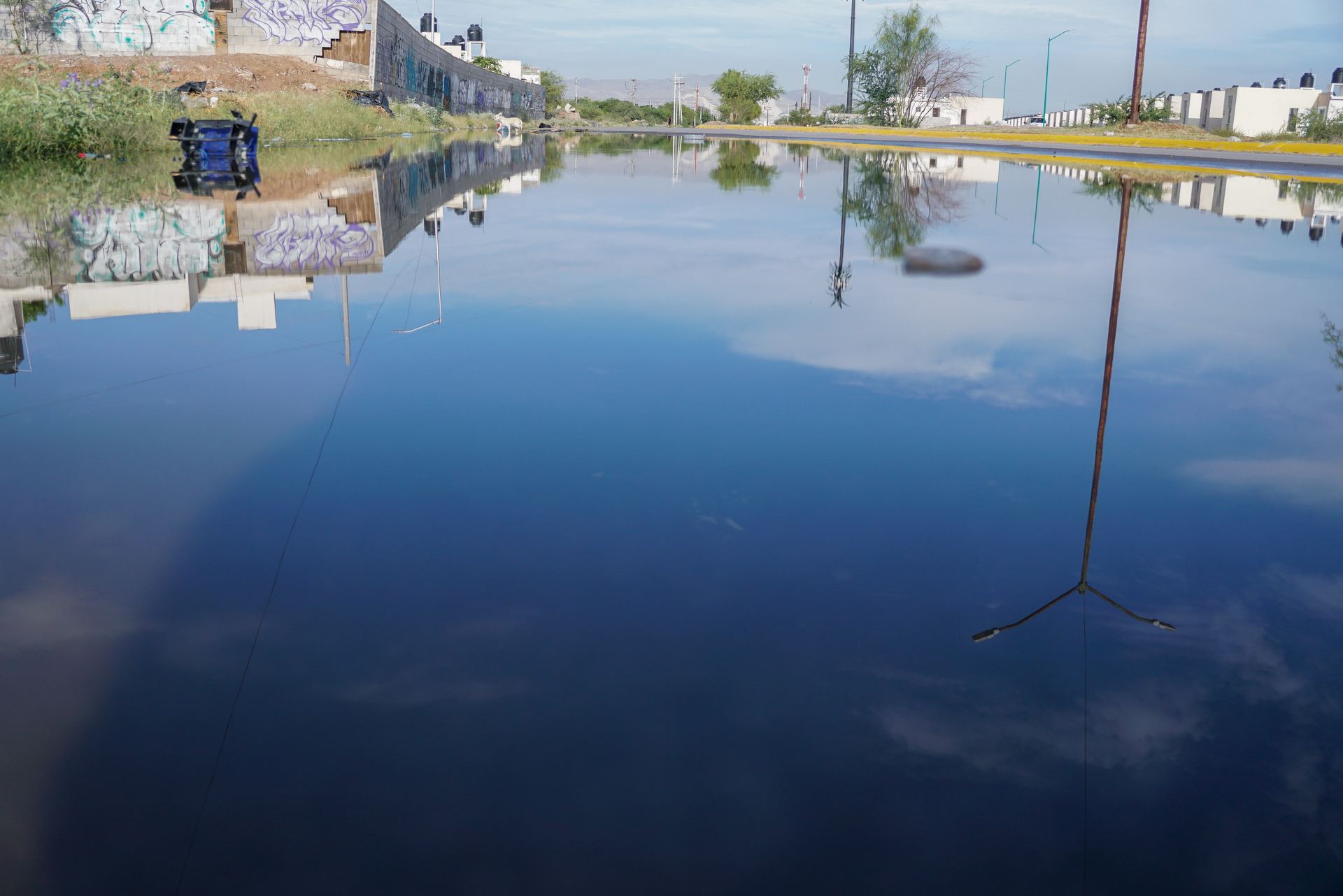 Lluvias dejan encharcamientos en Suroriente de Torreón