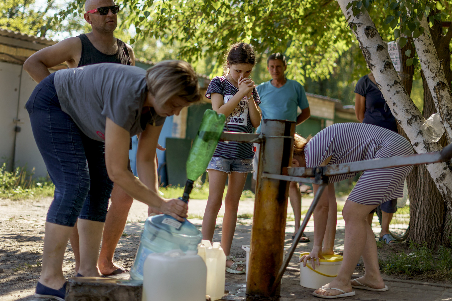 Escasez de agua se cierne sobre Sloviansk, en Ucrania