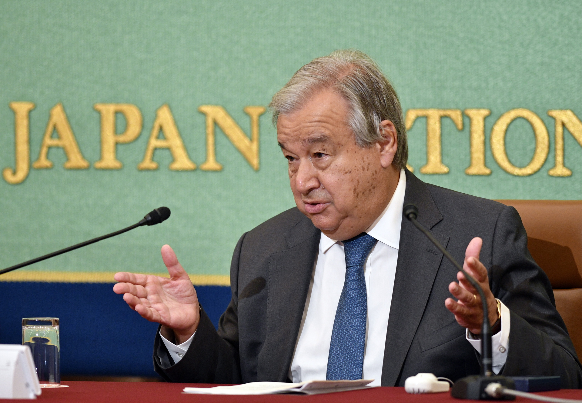 Antonio Guterres viaja a Japón y trasmite su preocupación por la creciente tensión en Taiwán