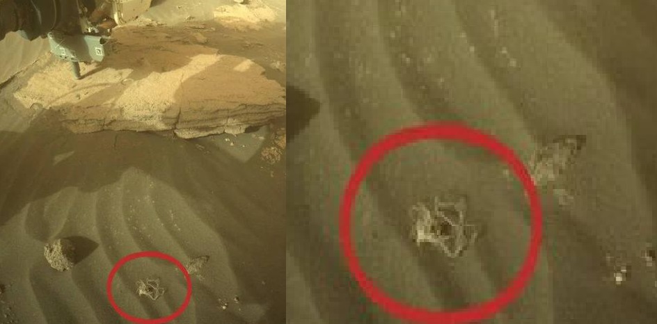 Robot de la NASA descubre objeto similar a 'cabello' en Marte que tiene intrigados a científicos