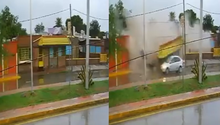 VIDEO: Colapsa el 'Krustáceo Kascarudo' en Torreón