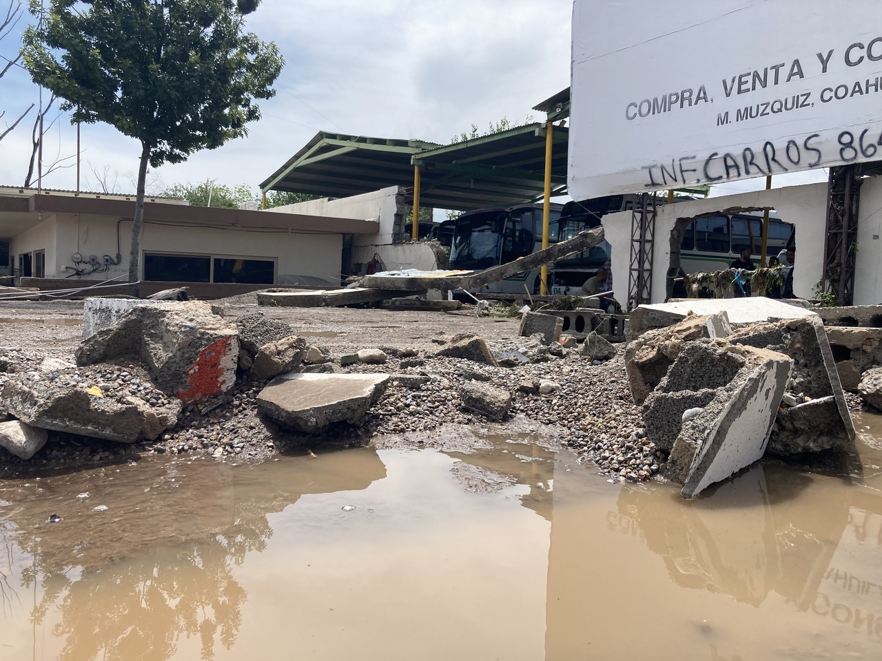 Tormenta deja 25 mil afectados y seis mil viviendas dañadas en Múzquiz