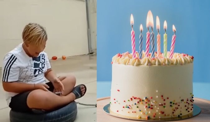 Niño compra pastel para celebrar su cumpleaños con sus compañeros y se burlan de él