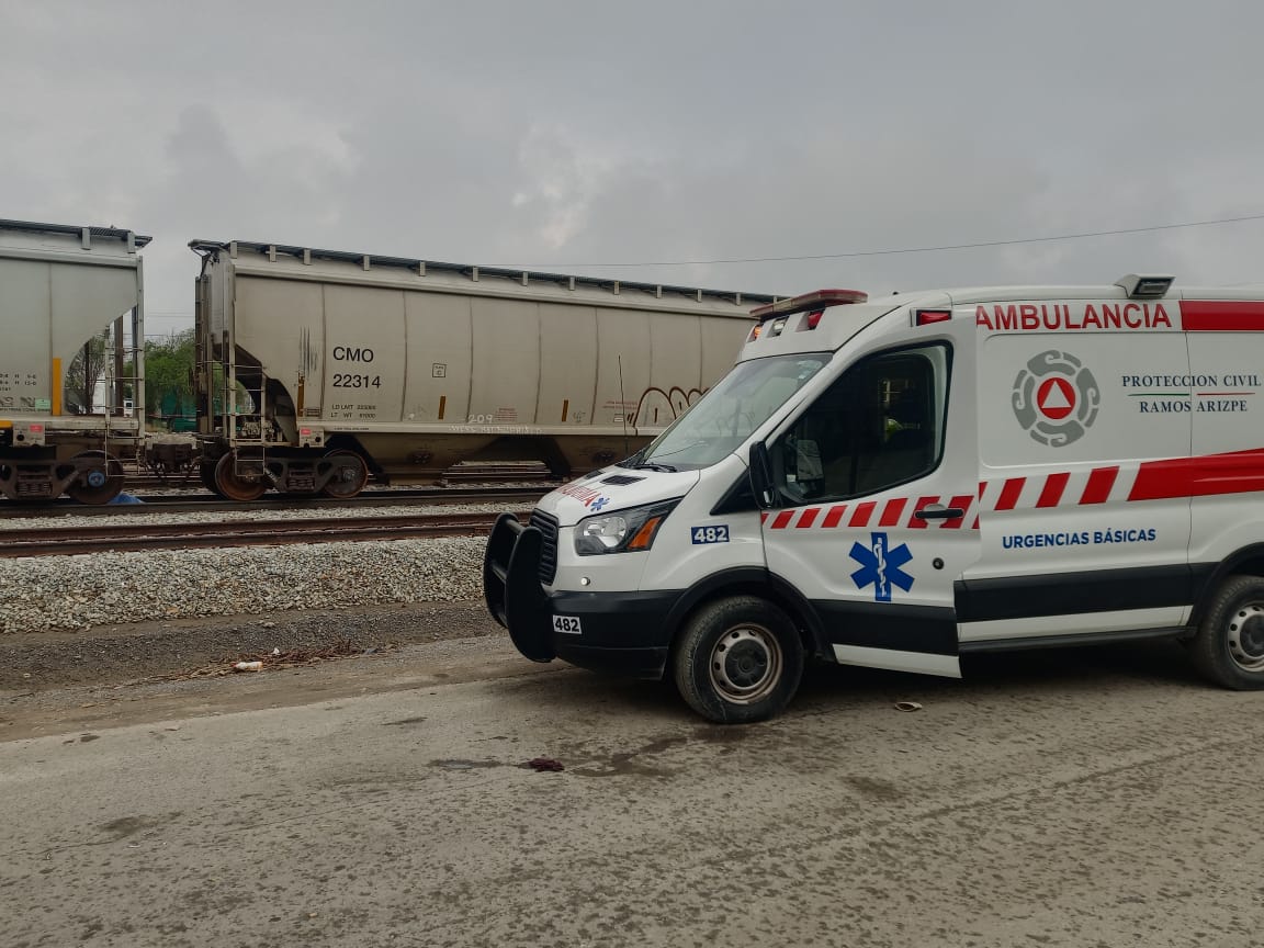 Mujer muere al ser arrollada por el tren en Ramos Arizpe
