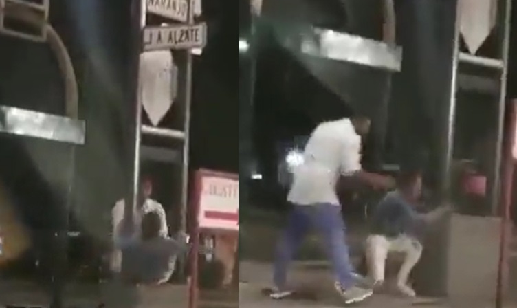 Exhiben en video a sujeto que golpeó a mujer en Ciudad de México