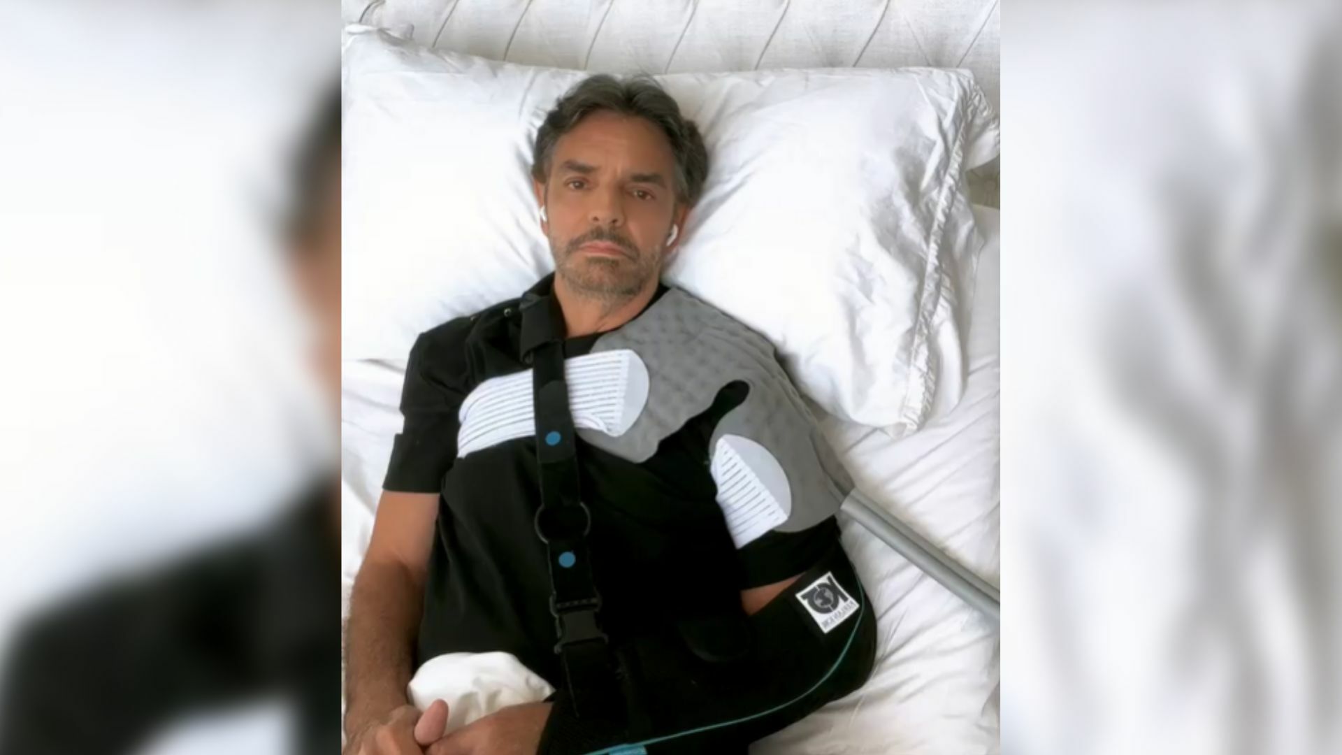 Eugenio Derbez narra cómo su caída jugando realizad virtual le destrozó el hombro