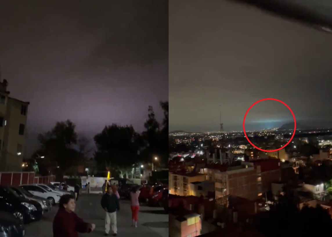 ¿Qué eran las luces que se vieron en el cielo durante el sismo del día 22 de septiembre?