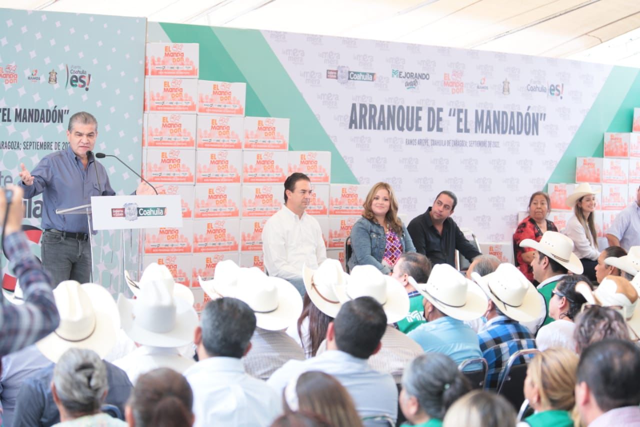 Gobierno Estatal y Municipio entregarán 3 mil despensas mensuales en Ramos Arizpe