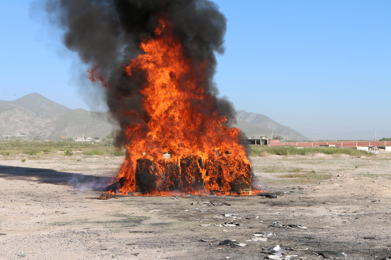 Incineran más de media tonelada de droga en Torreón