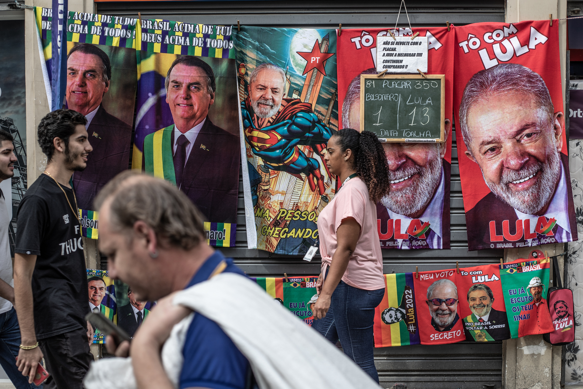 Lula da Silva y Jair Bolsonaro disputan el voto de Sao Paulo en vísperas de elecciones