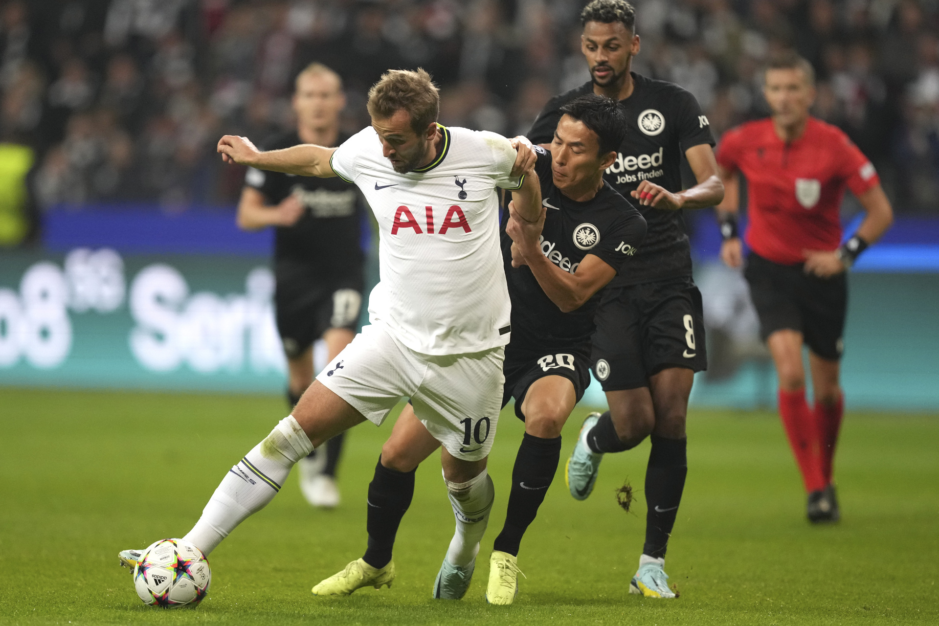 Eintracht Fráncfort y Tottenham empatan en la tercera fecha de Champions