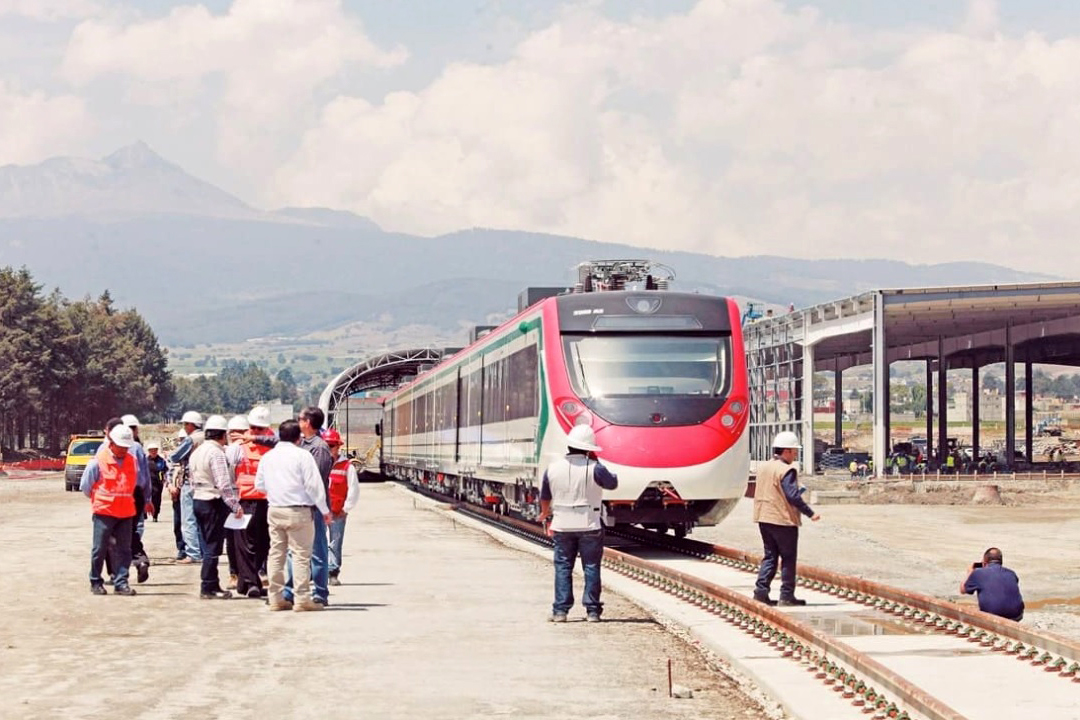 Tren Suburbano al AIFA, con un avance de 36%