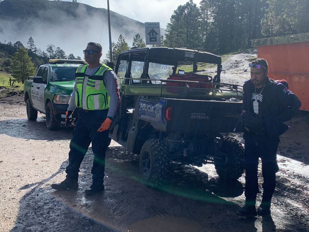 Protección Civil de Arteaga busca a senderista extraviada en la Sierra de la Martha