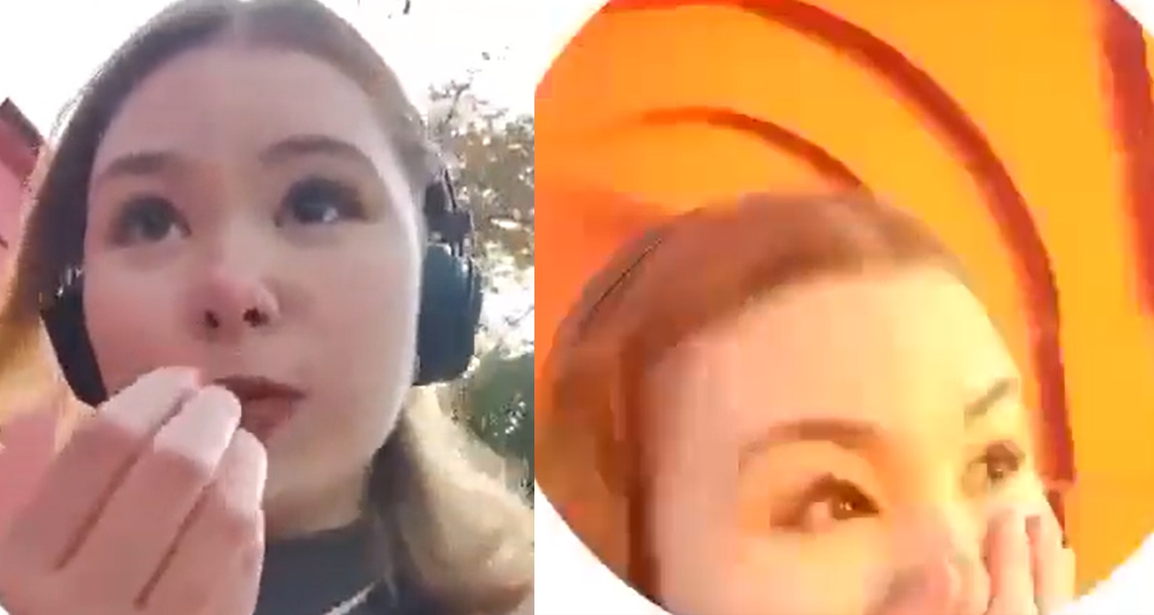 Mujer es sorprendida por un misil mientras grababa un video en Ucrania