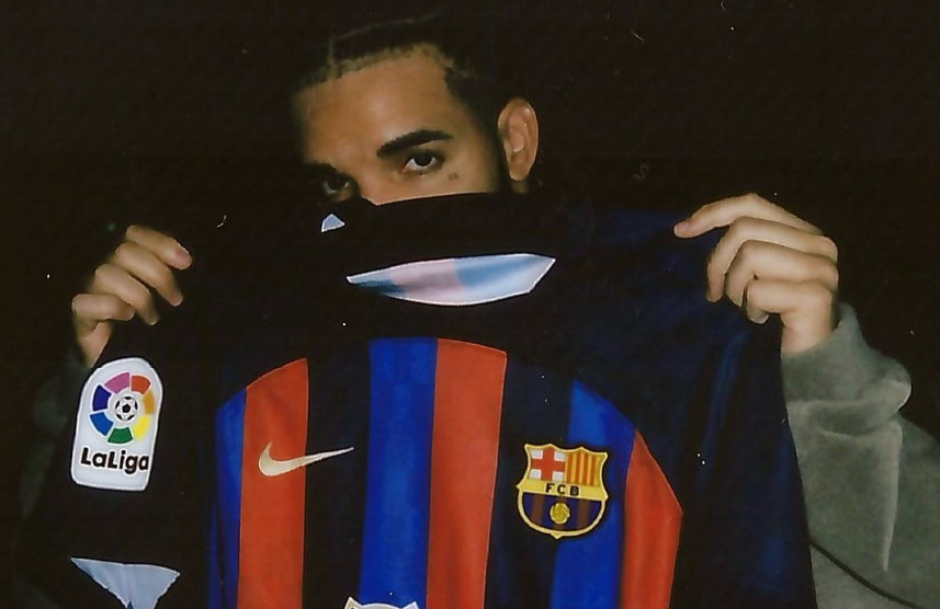 Emblema del cantante Drake lucirá en el jersey del Barcelona durante el Clásico