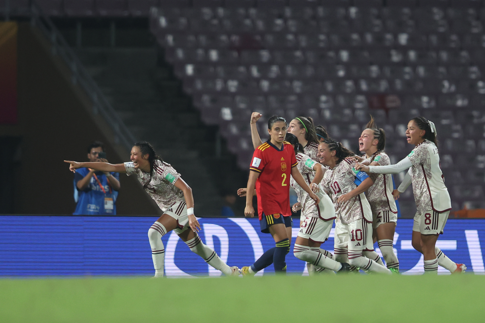 México derrota 2-1 a España y sigue con vida en el Mundial Femenil Sub-17