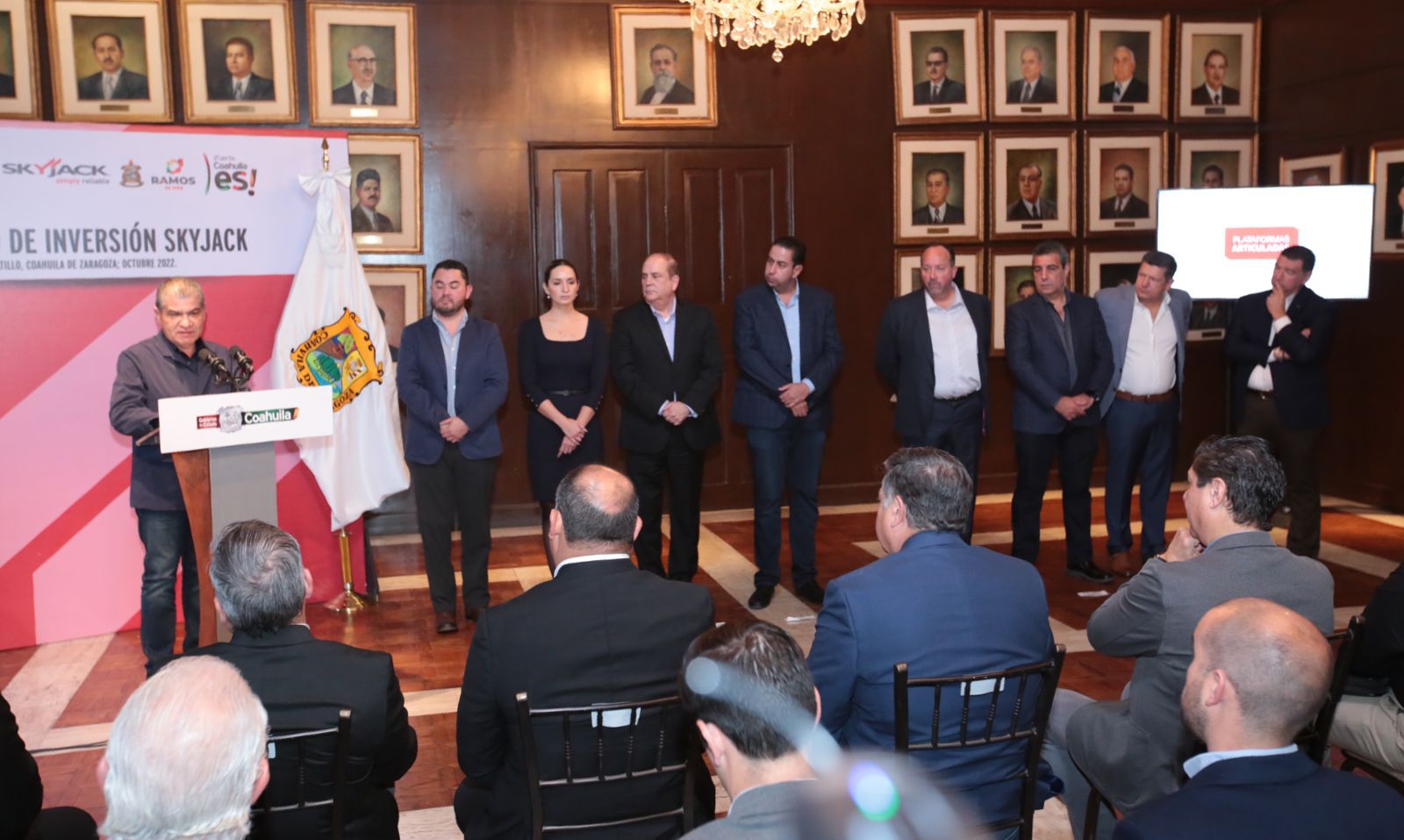 Gobernador de Coahuila anuncia llegada de empresa a Ramos Arizpe