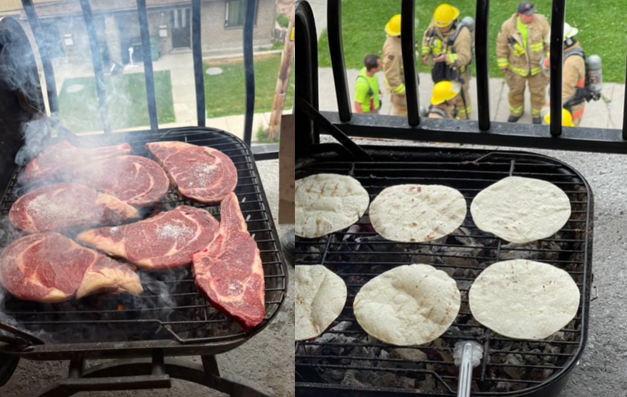 VIRAL: Mexicano intenta hacer una carne asada en Canadá y sus vecinos llaman a los bomberos