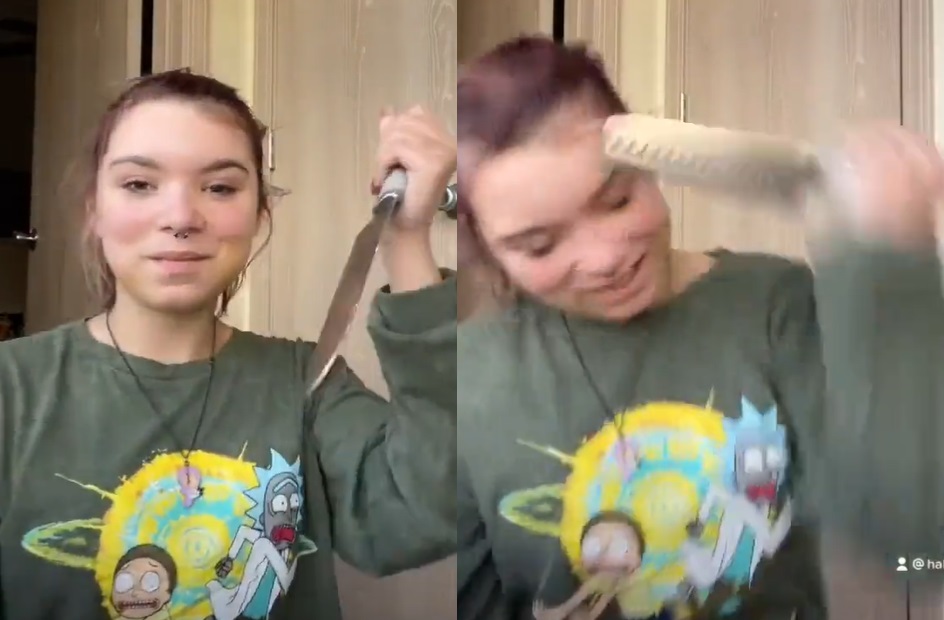 VIRAL: Tiktoker juega con un cuchillo para un video y se corta el rostro