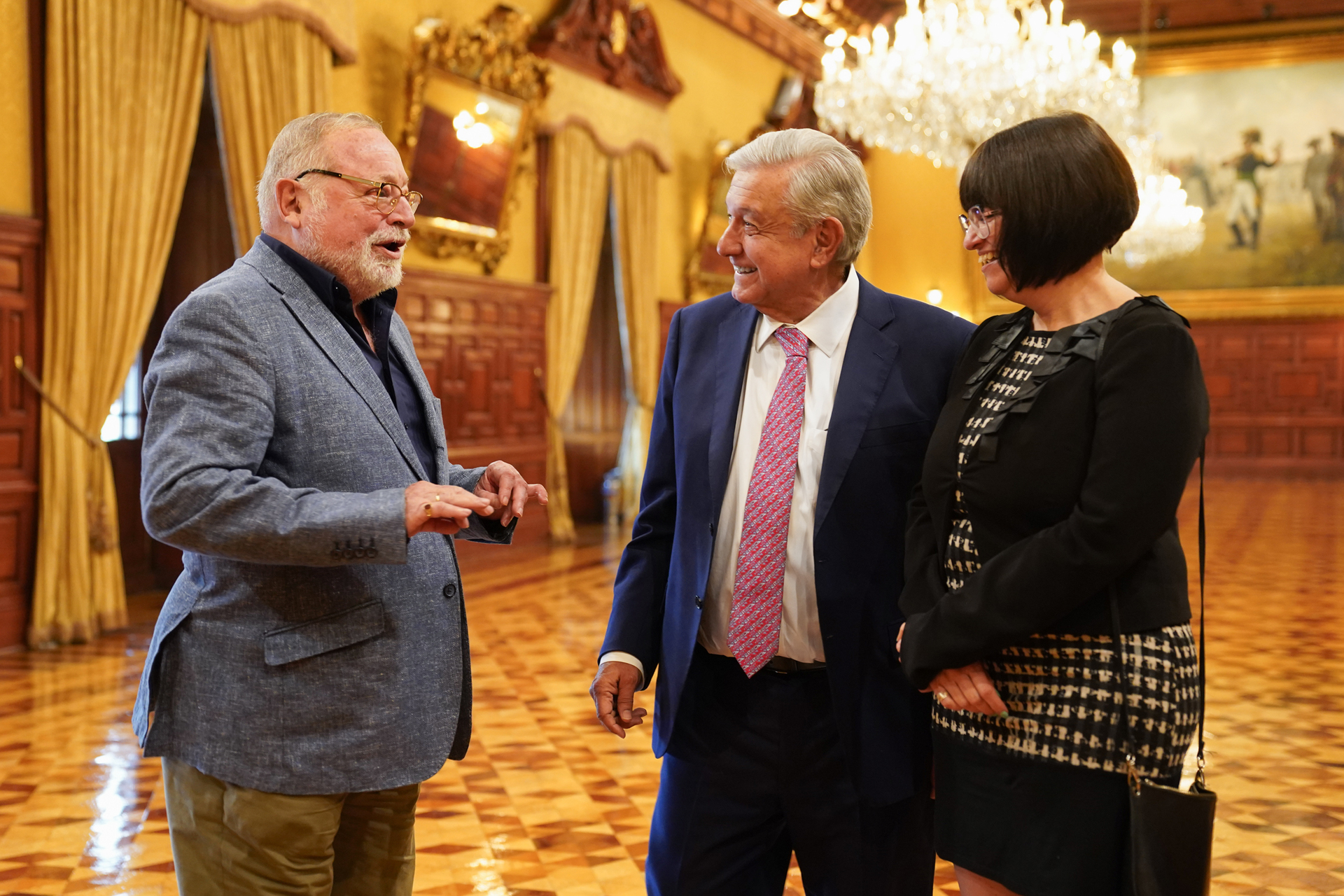 AMLO se reúne con el escritor Fernando Savater en Palacio Nacional