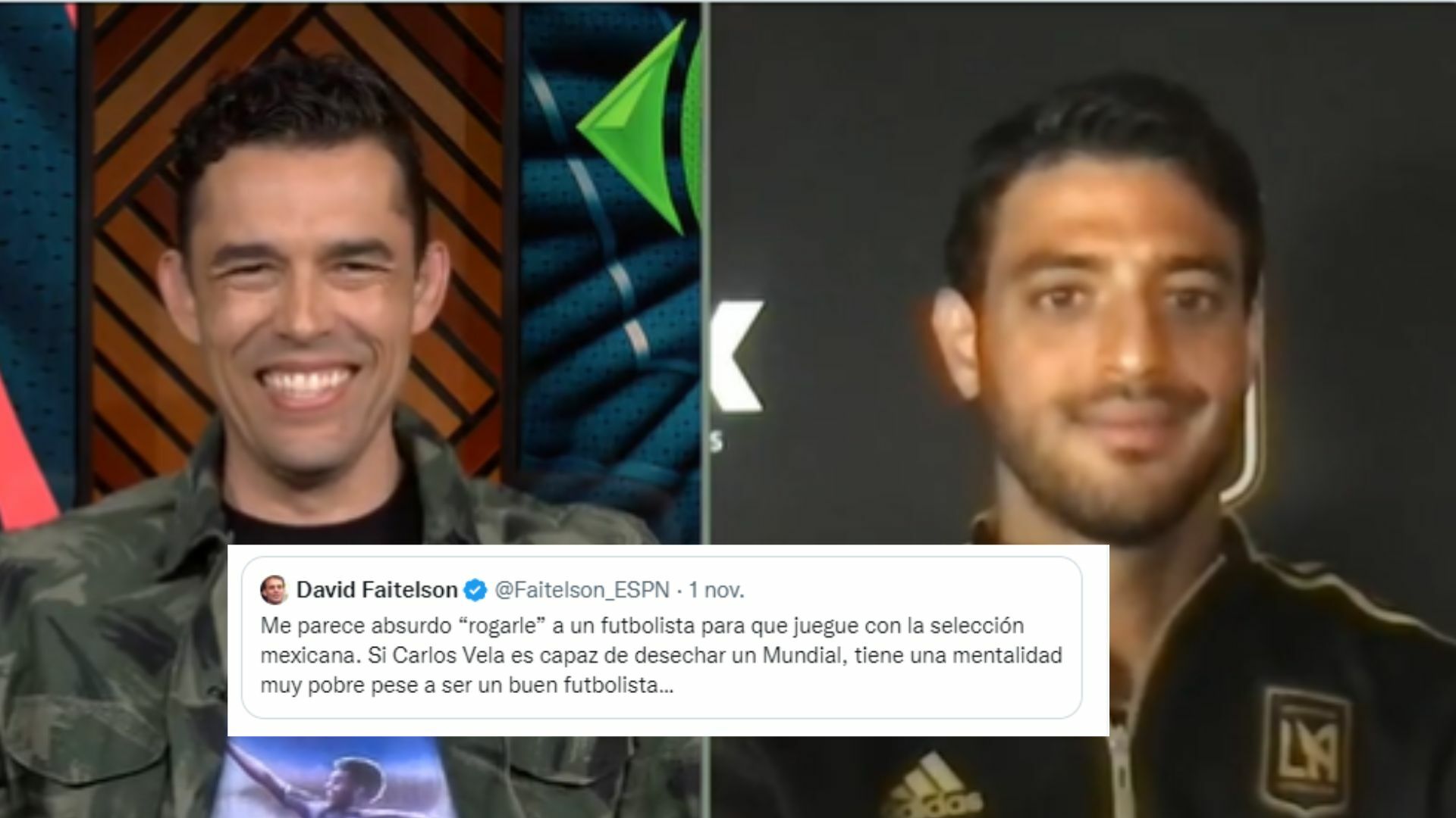 VIDEO: Hérculez Gómez no soporta la risa tras épica respuesta de Carlos Vela a Faitelson