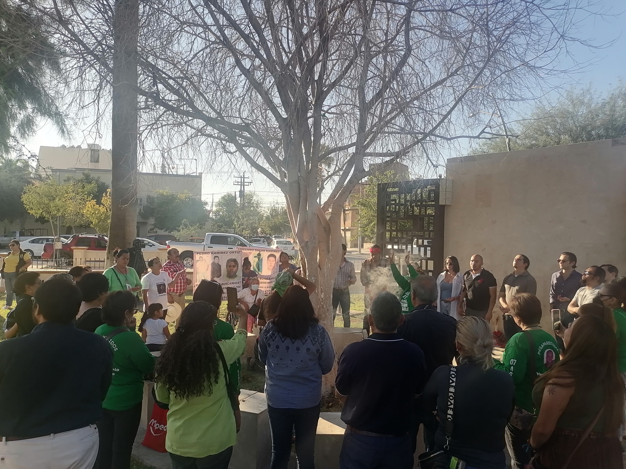 Asociaciones despiden al 'Árbol de la Esperanza' en Torreón