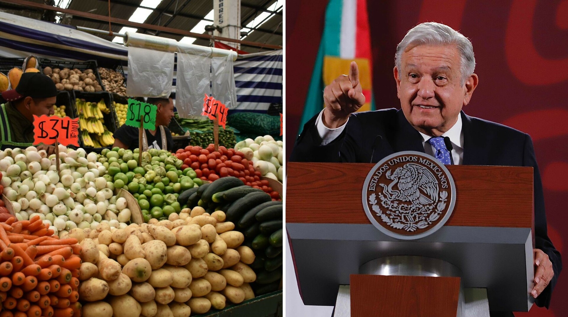 AMLO asegura que la inflación en México ya muestra una tendencia a la baja