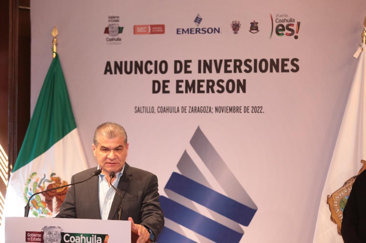 Crecen inversiones del Grupo Emerson en Ramos Arizpe