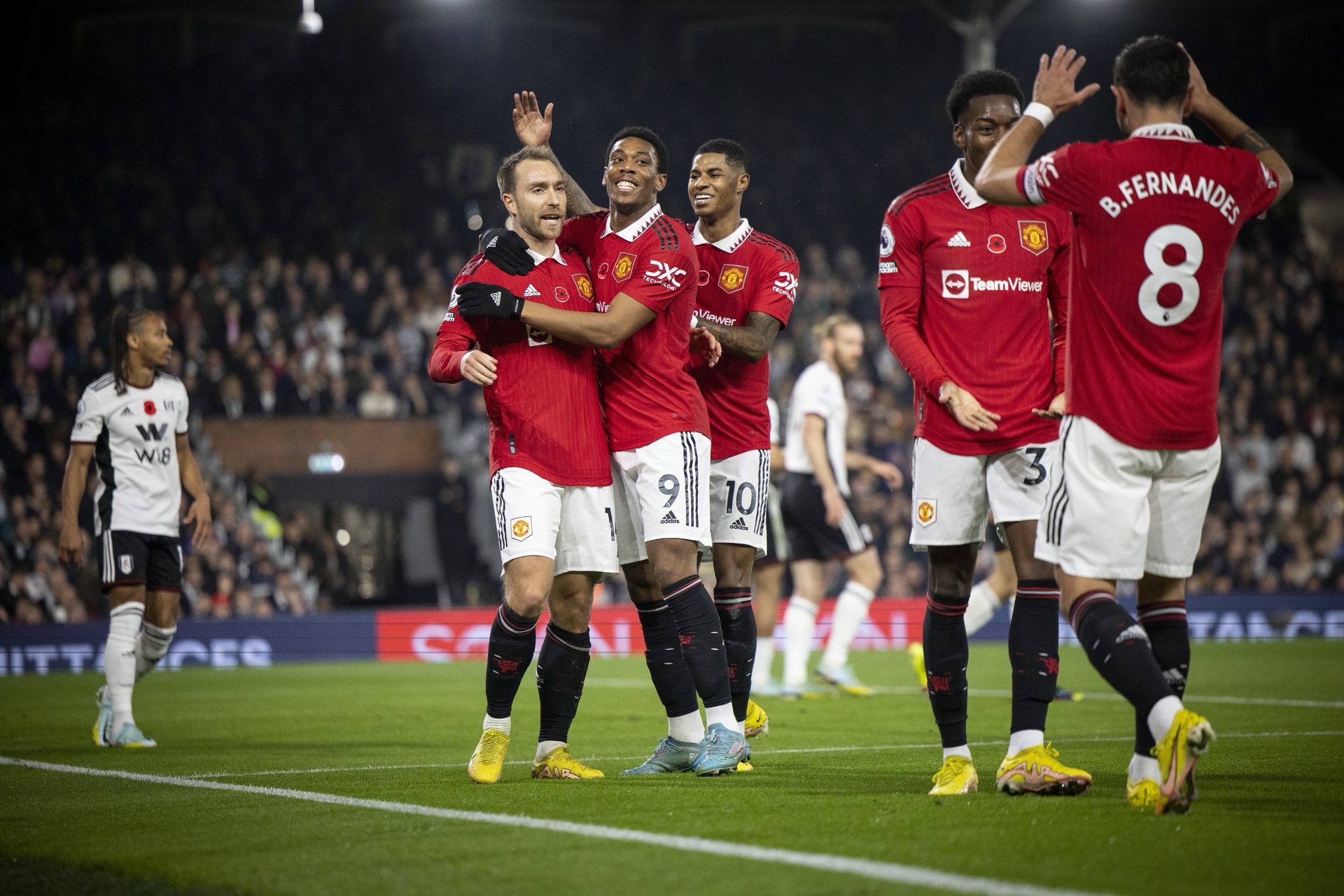Manchester United vence de último minuto 2-1 a Fulham en la Premier League