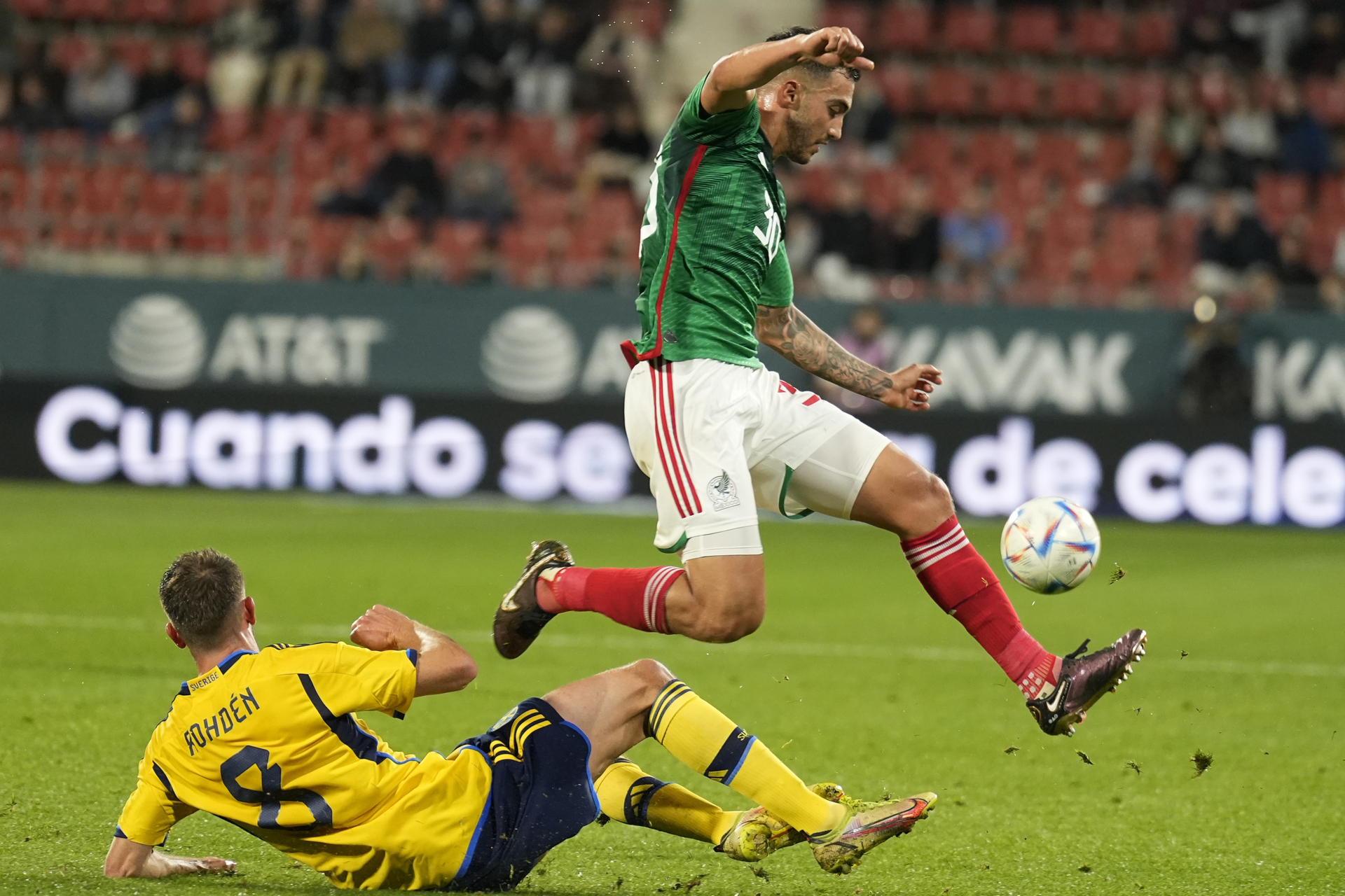 México sufre derrota ante Suecia en su último amistoso antes del Mundial de Qatar 2022