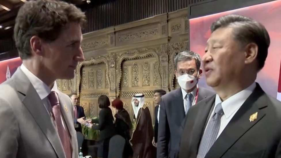 Xi Jinping confronta a Justin Trudeau por filtrar a la prensa una reunión