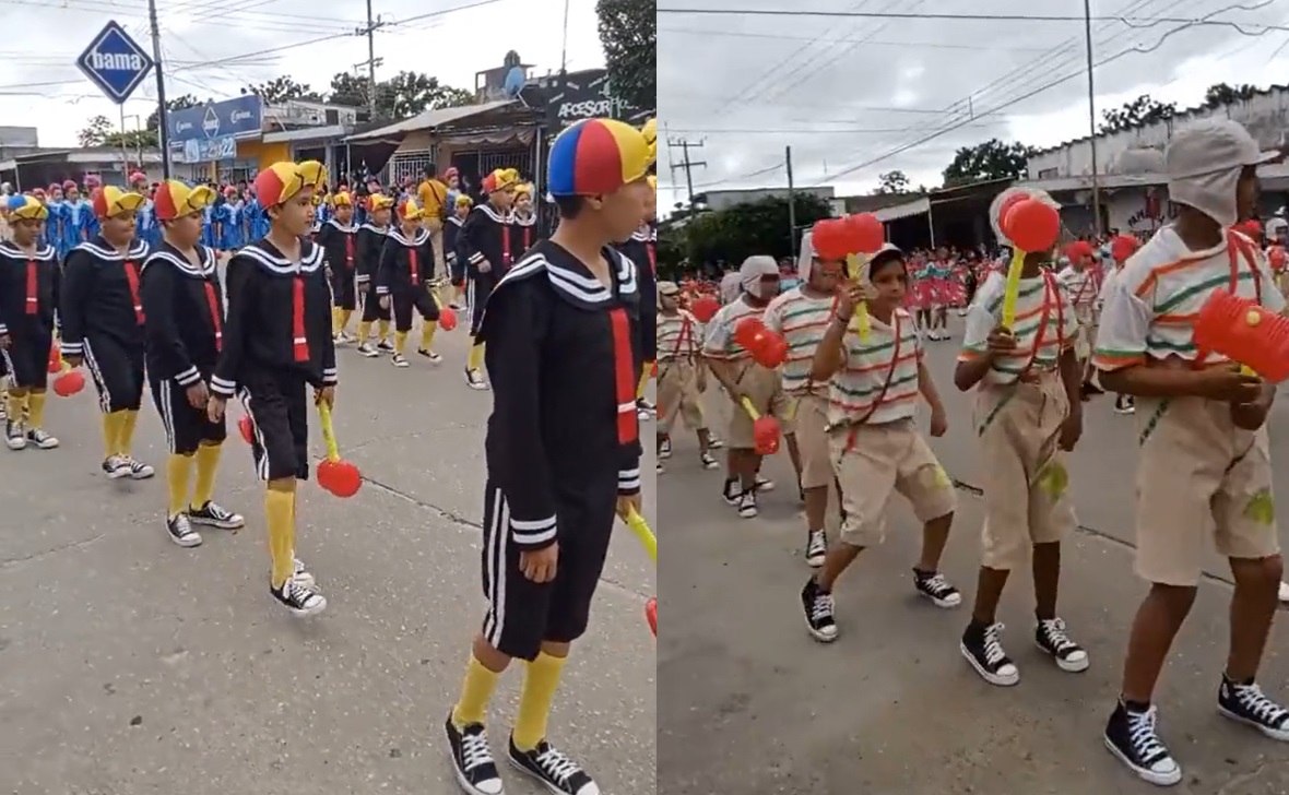VIRAL: Primaria protagoniza mega desfile de El Chavo del 8