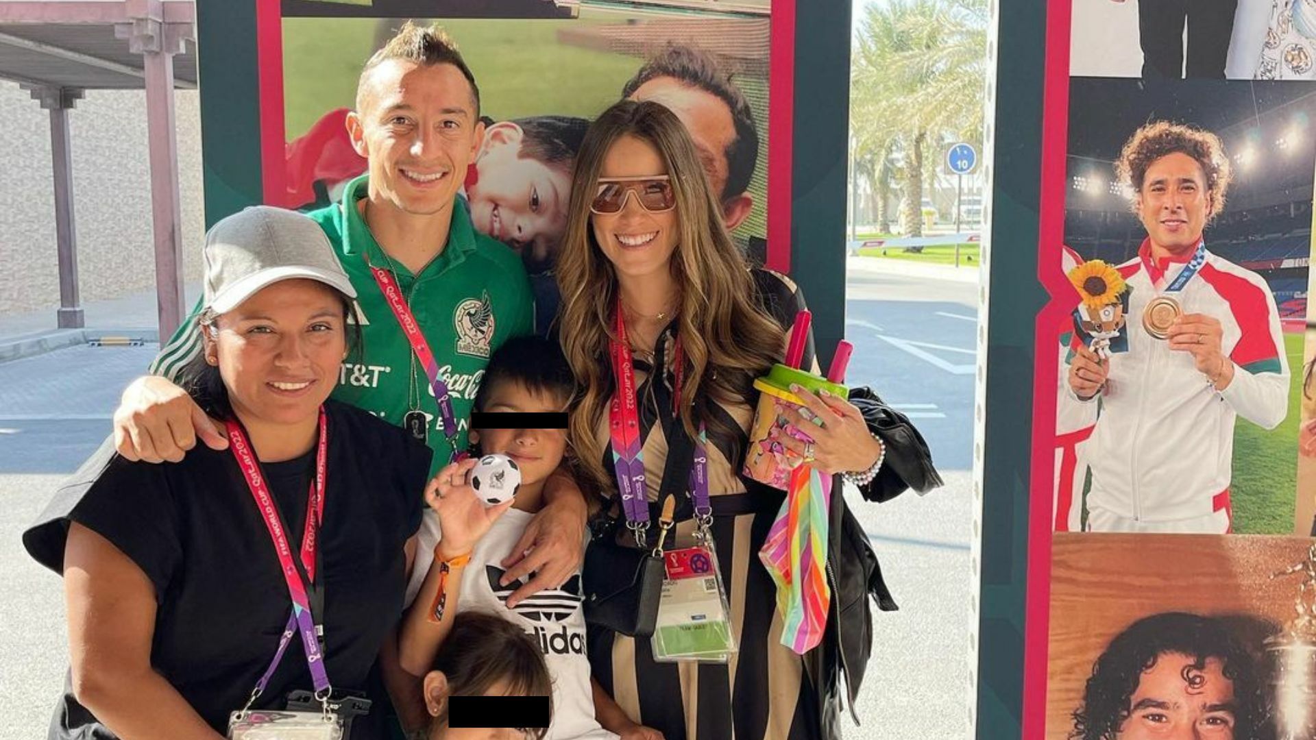 Critican en redes a la esposa de Andrés Guardado por llevar a la niñera a Qatar 2022